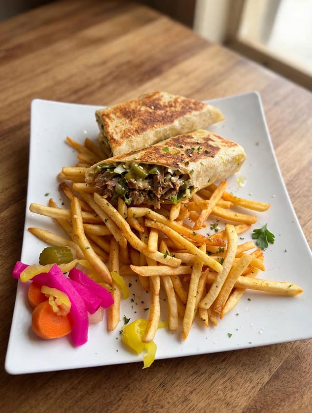 Chicken Shawarma Sandwich.
