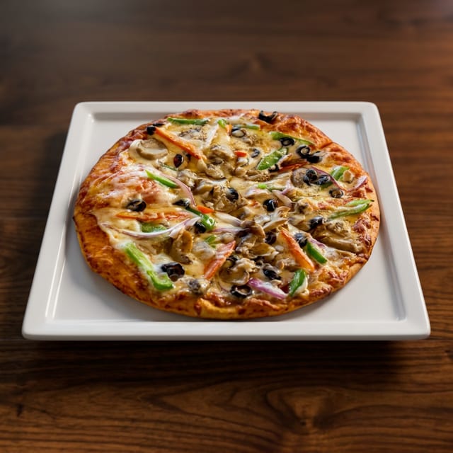 Jerusalem Veggie Pizza.